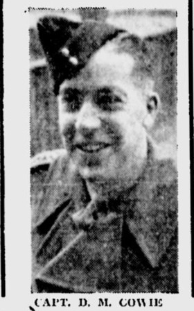 COWIE, DONALD MACARTHUR  (D M) - Captain : canadianfallen.ca/101907/COWIE via <a href="/canadian_fallen/">Canadian Fallen</a>