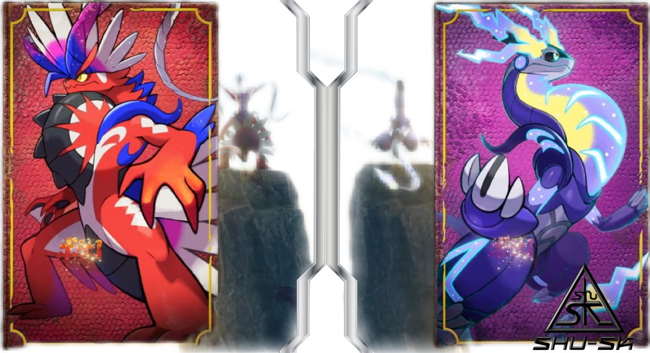 Shu Sk リテイルローの村人 ポケモン新作 伝説ポケモンのビジュアル解禁 Pokemon ポケットモンスター ポケモン スカーレットバイオレット ポケモンスカーレットバイオレット 伝説ポケモン 新タイトル T Co K2ppewoenc Twitter