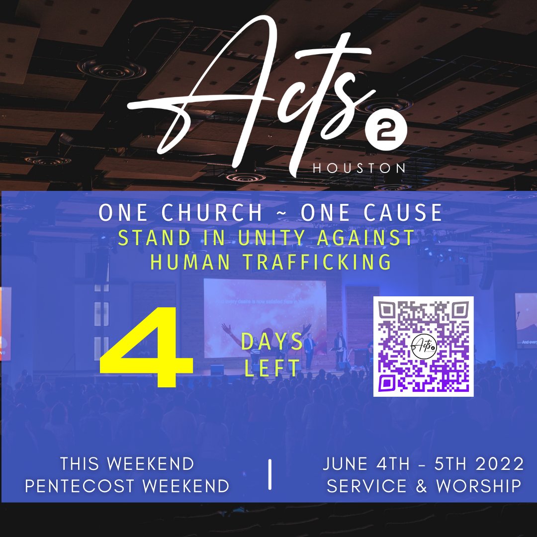 4️⃣ Days Left! Register to 🌳Serve &amp; 🙏Worship With 🔥Acts 2 Houston - This Weekend - June 4th-5th - Stand Against Human Trafficking! - Register Today acts2houston.org/register #humantrafficking #acts2houston #serviceprojects  mailchi.mp/40a37cbc0213/4…