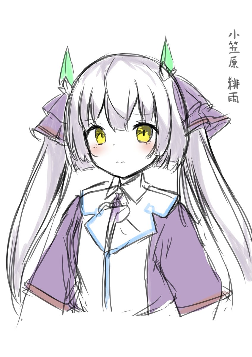 k_pagani's tweet photo. これから緋雨ちゃんのSD描くからとりあえず落書きした https://t.co/cYtxOFQ4zT