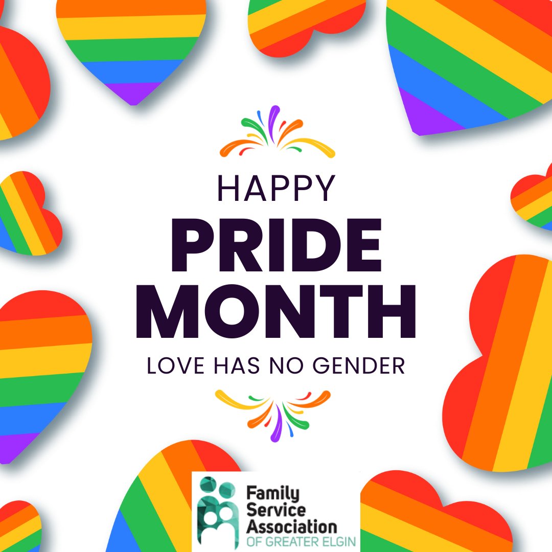 FSAElgin's tweet image. In June, members of the LGBTQ+ community and their allies celebrate their identities, accomplishments, and reflect on the struggle for equality. 🏳️‍🌈
Happy Pride Month!
