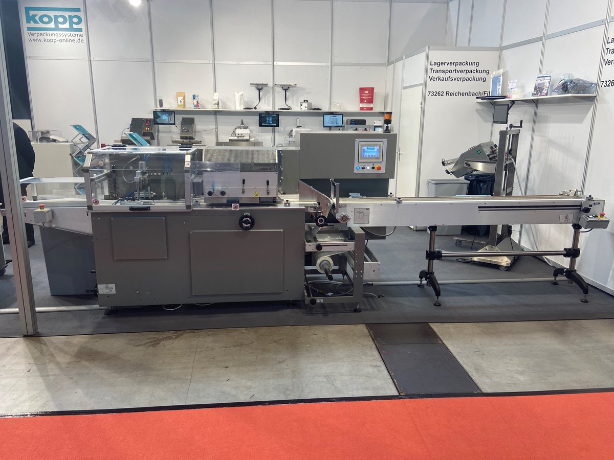Are you attending LogiMAT? If so, come see our versatile and dependable flow wrapper, the Schib CO130INT, at Stuttgart Trade Fair Centre Hall 4, Stand F57, until June 2.