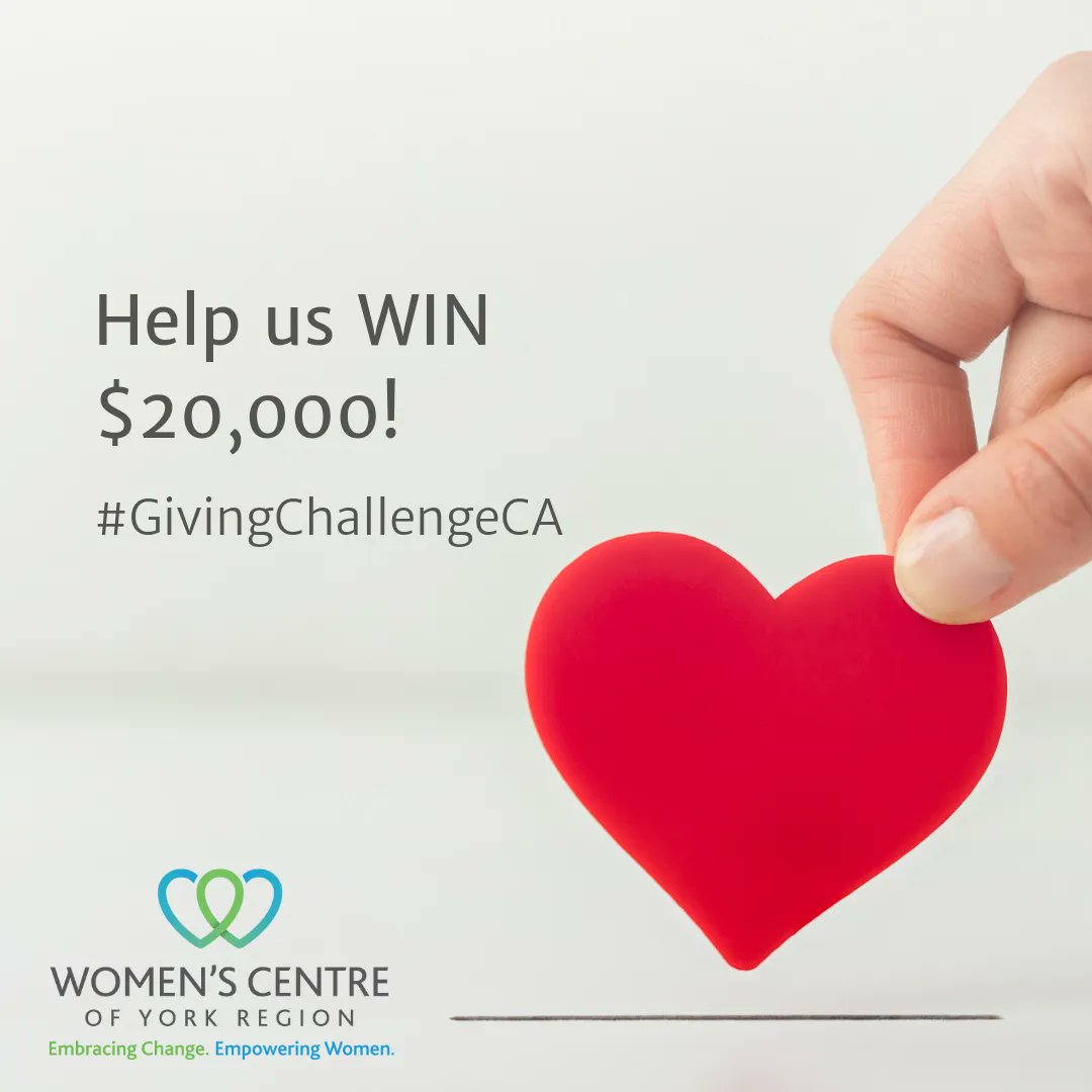 womenscentreyr's tweet photo. Help us kick off our 2022 #HelpKeepHerSafe Campaign! For every dollar donated online during June, we also receive a chance to win $20,000! So if you donate $20, you're also giving 💙WCYR💚 20 entries to win $20,000! Donate now at @canadahelps: 👉 https://t.co/2h6YQYKDZN https://t.co/XhO6u7V9Nz