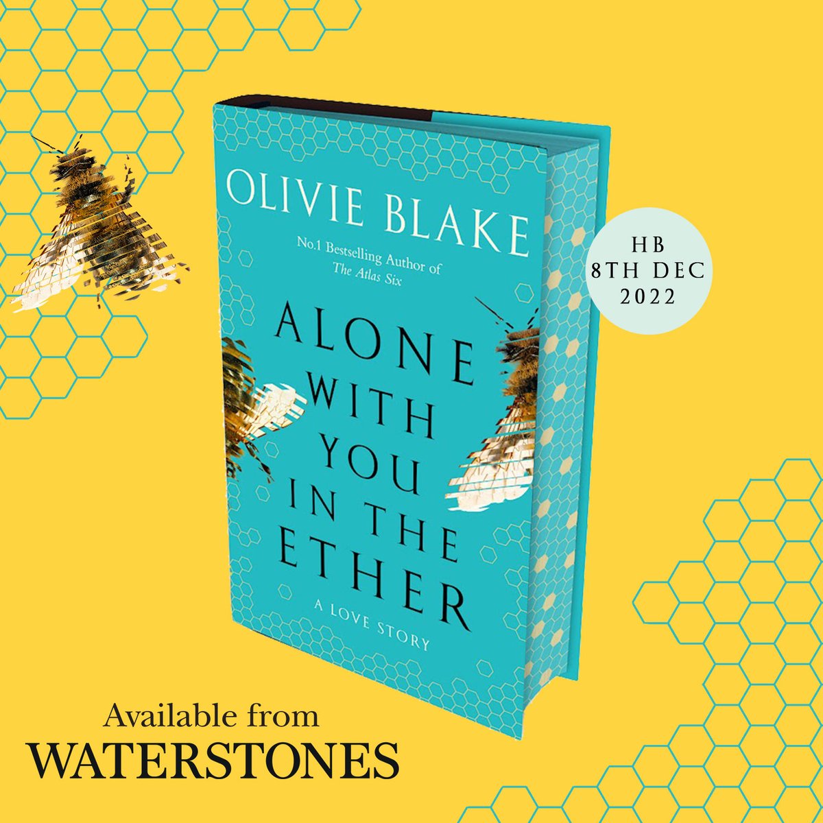 Waterstones's tweet photo. Huge news for @OlivieBlake fans. Alone With You In The Ether will be getting a glorious sprayed edge hardback just in time for Christmas. Love and mental health combine in this sensitively written page-turner - secure your copy here: https://t.co/cpNSr5ma4N https://t.co/e7Yi40ipxX