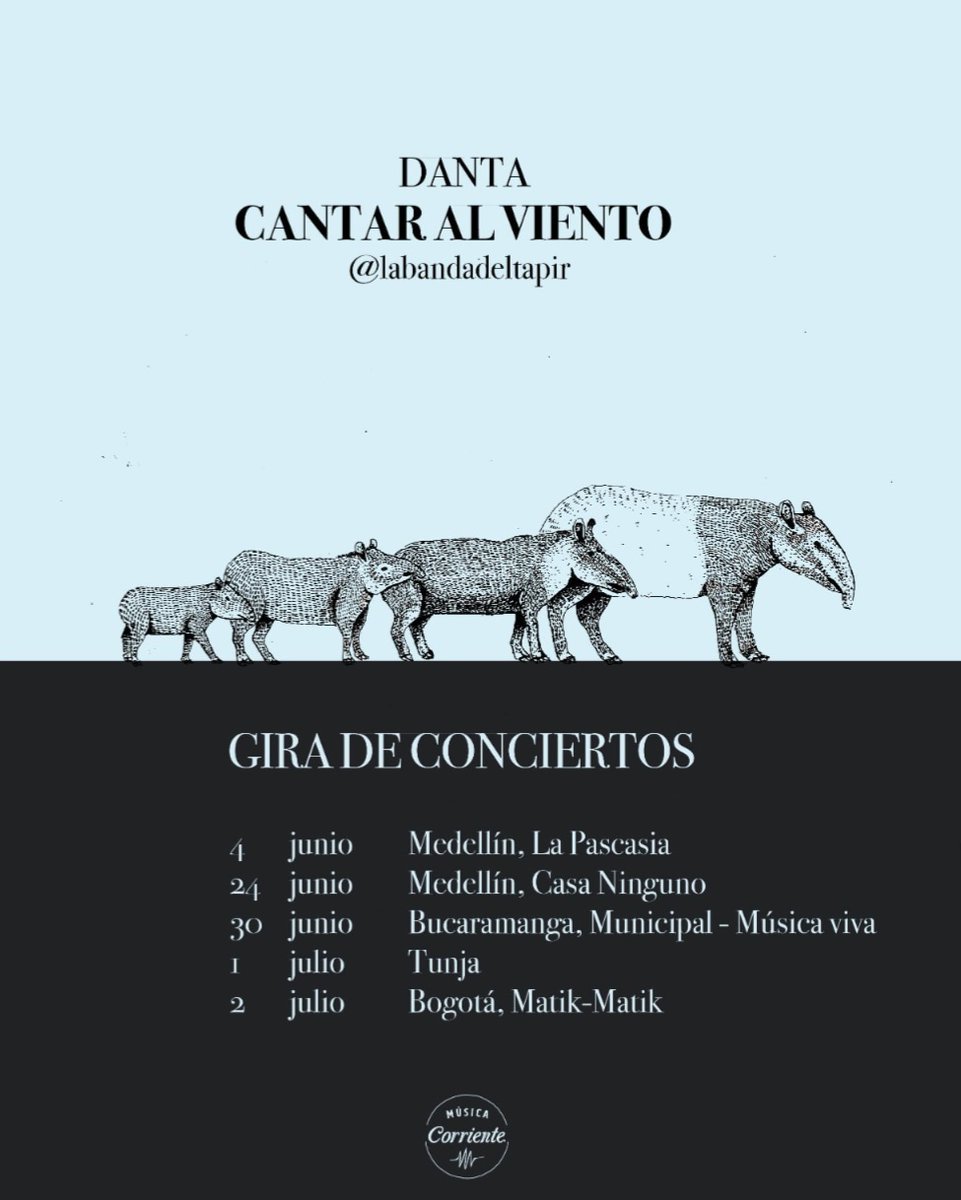 ¡ <a href="/labandadeltapir/">Danta</a> anuncia gira de conciertos !