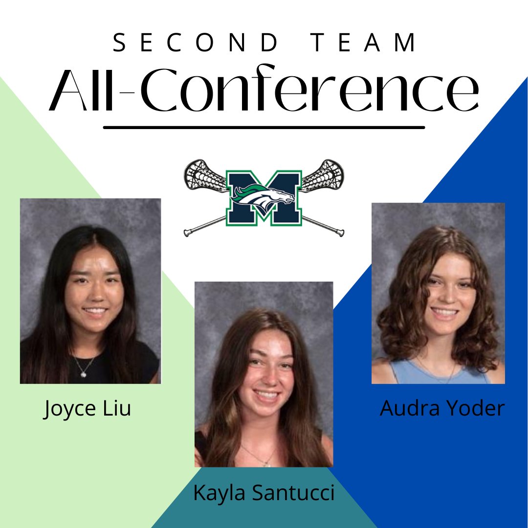 Congratulations to Joyce, Kayla, and Audra for making Second Team All-Conference! <a href="/MarquetteStangs/">Marquette Mustangs</a>