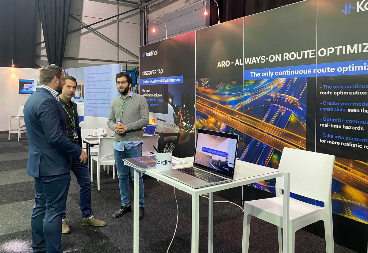 KardinalAI's tweet photo. 📣 Meet our team at the #Transpro Expo in Belgium!
We will be pleased to welcome you on booth 114.
Join us to discover our #logistics intelligence platform for route optimization, based on top-notch #technologies.
🗓 June 1-2
📍 Waregem
#Transport #SupplyChain #Transportation https://t.co/LSPYyALUrW