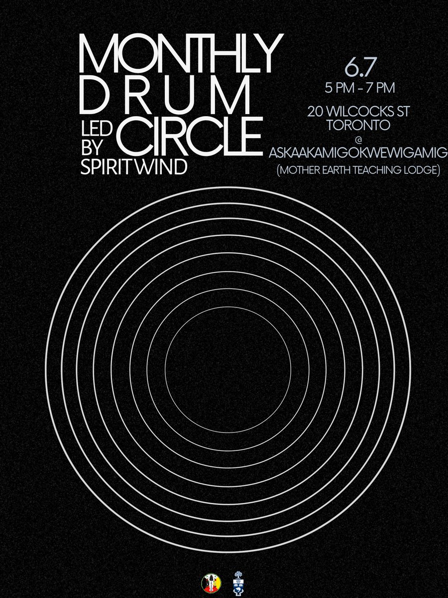 Join us on June 7th for our Monthly Drum Circle Led by Spiritwind. This event will be at 20 Wilcocks St., Toronto at the  Askaakamigokwewigamig (Mother Earth Teaching Lodge). Feel free to bring your own drum, no prior experience with drumming or singing is necessary. 

<a href="/uoft_irn/">U of T Indigenous Research Network</a>