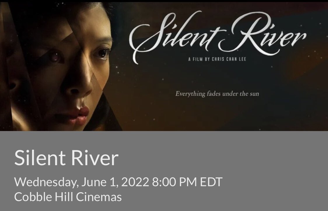 Join us for the Opening Night Film <a href="/SilentRiverMovi/">SILENT RIVER, feature from Chris Chan Lee</a> directed by Chris Chan Lee at the 12th Annual <a href="/TheArtOfBklyn/">The Art of Brooklyn</a> Film Festival TONIGHT 8PM at the historic <a href="/COBBLEHILLTHTR/">Cobble Hill Cinemas</a> in #Brooklyn!

Q&amp;A after where <a href="/thatdavechan/">Dave Chan</a> will speak with the filmmakers

bit.ly/38VnKD7

#AAPI