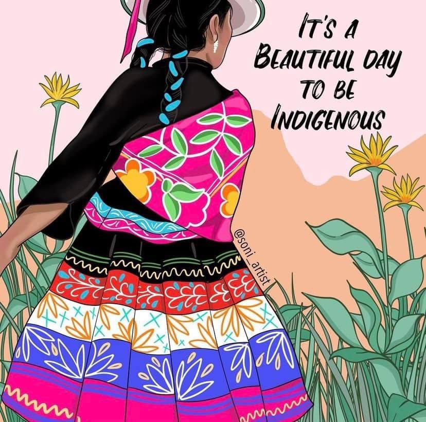 Happy National Indigenous Peoples Month. Art by soni_artist on IG. 
#NationalIndigenousHistoryMonth 
#beautiful #resilience #everyday <a href="/VSB39/">Vancouver School Board</a> <a href="/vsblearns/">vsblearns</a> #IndigenousEducation