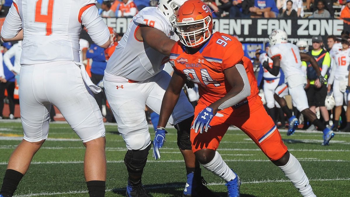 SamHerderFCS's tweet photo. 2022 #FCS Jersey Countdown: 94 — The Best Player Who Wears No. 94 Is @BearkatsFB's Jevon Leon

Here's why: https://t.co/ziA4R3qWaO

The countdown: https://t.co/mfm7zcFHMO https://t.co/ILAJL3qIYH