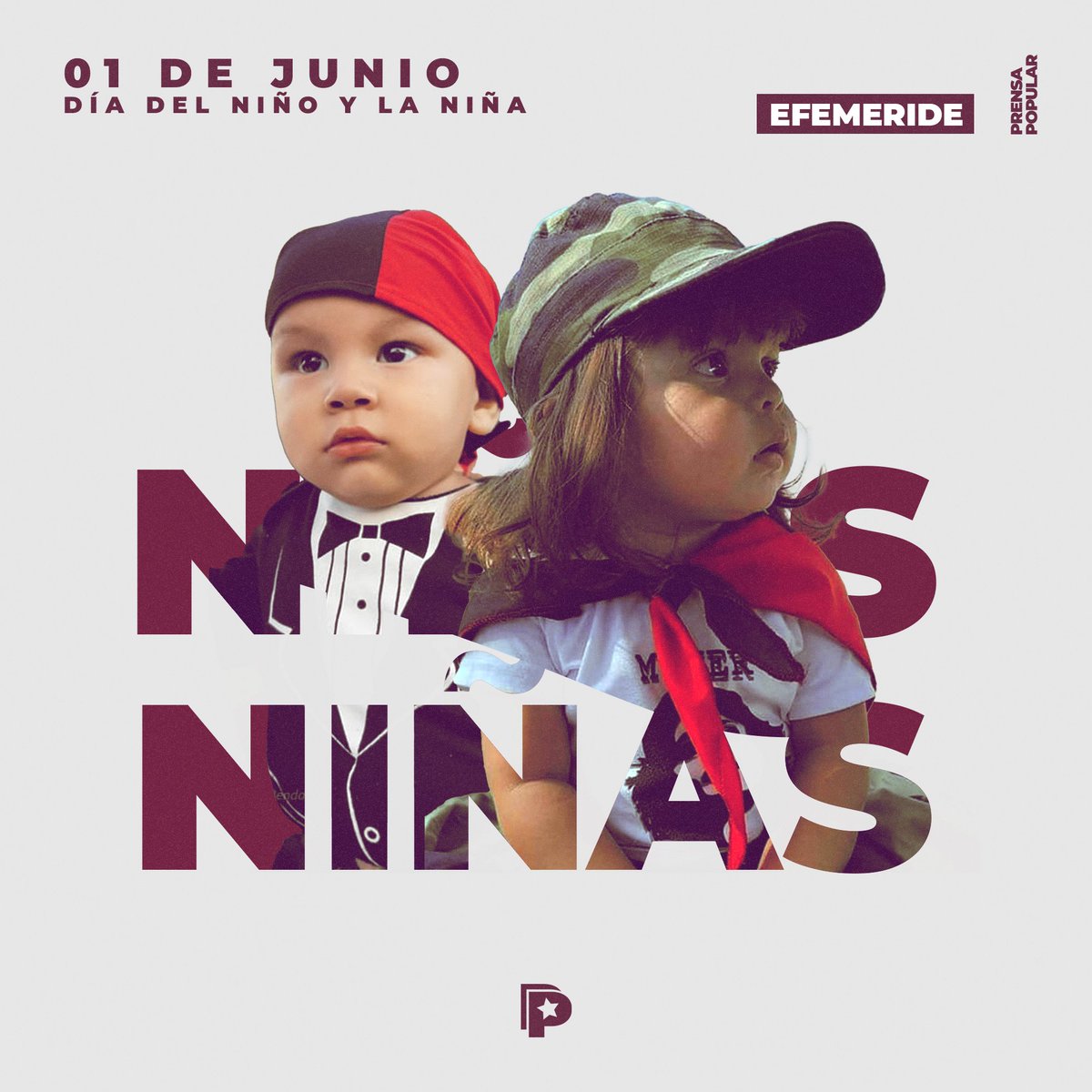 #Efeméride| Celebramos el #1Junio Día de el Niño y la Niña nicaragüense para reafirmar los derechos de la niñez y se destine diversas actividades para lograr el bienestar de los mas chiquitos del hogar. 👦🏻👧🏻🇳🇮✊🏻🔴⚫

#4319FuerzaDeVictorias