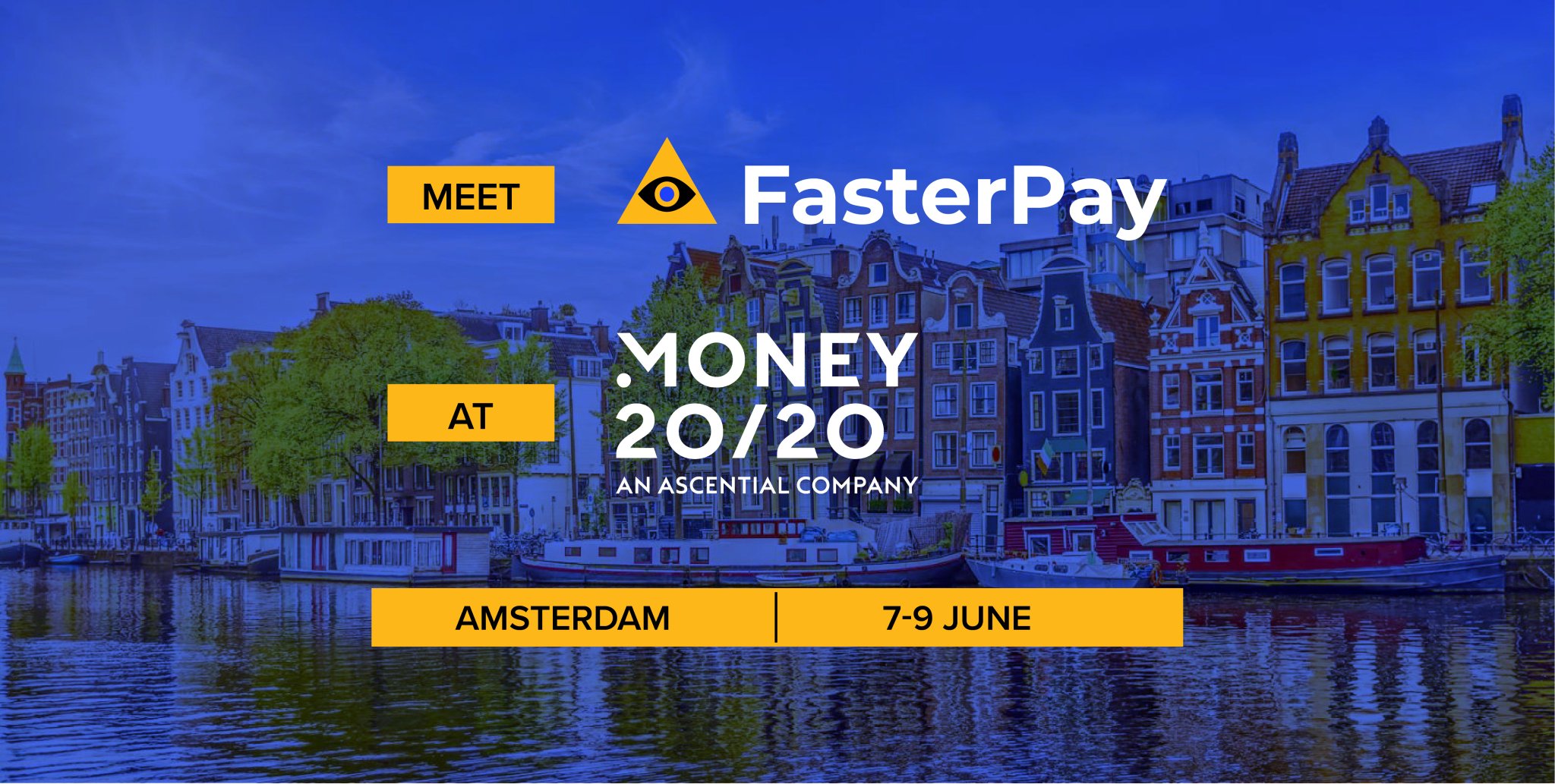 FasterPay on Twitter "We are thrilled to attend Money20/20 Europe in