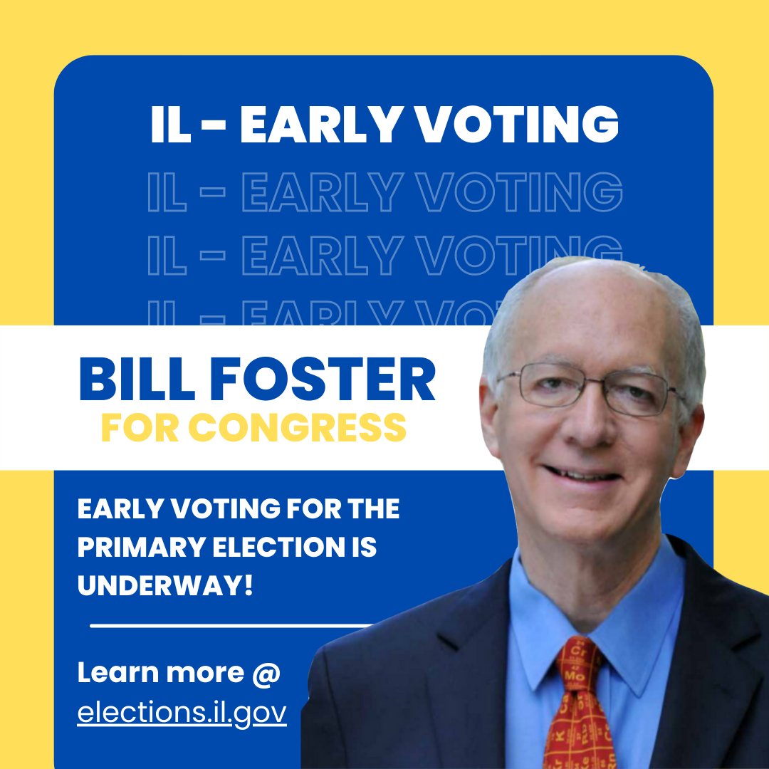 Early voting is underway for the June 28 primary election!

Now is a great time to check your registration, find your polling place, or request a mail-in ballot.

Get all the info: elections.il.gov