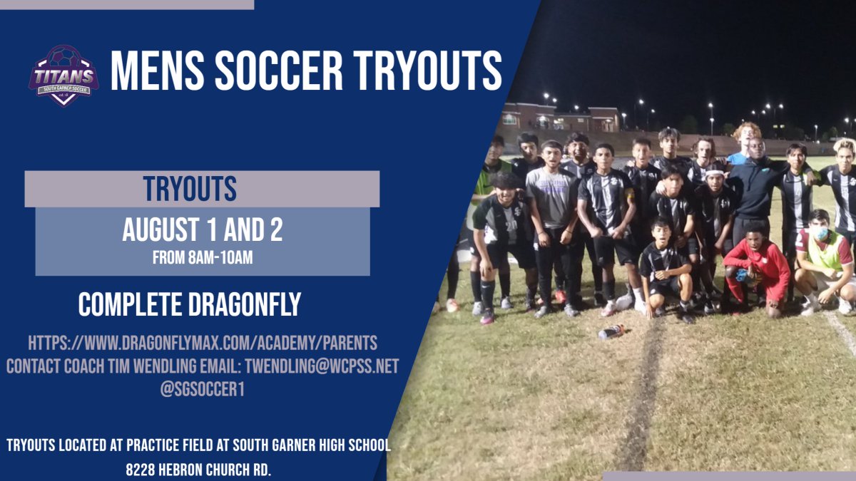 South Garner Soccer (@sgmensoccer) on Twitter photo 