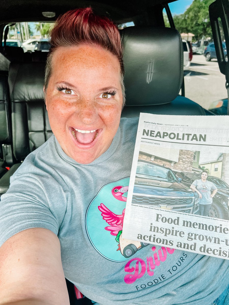 Always great to wake up to a 😀 client! It's been great fun working with Liz Valdez, owner of Driven Foodie Tours. If you're ever in Naples, FL and want to discover the authentic side of Naples’ cuisine there is no better guide. drivenfoodietours.com #PR #MediaRelations
