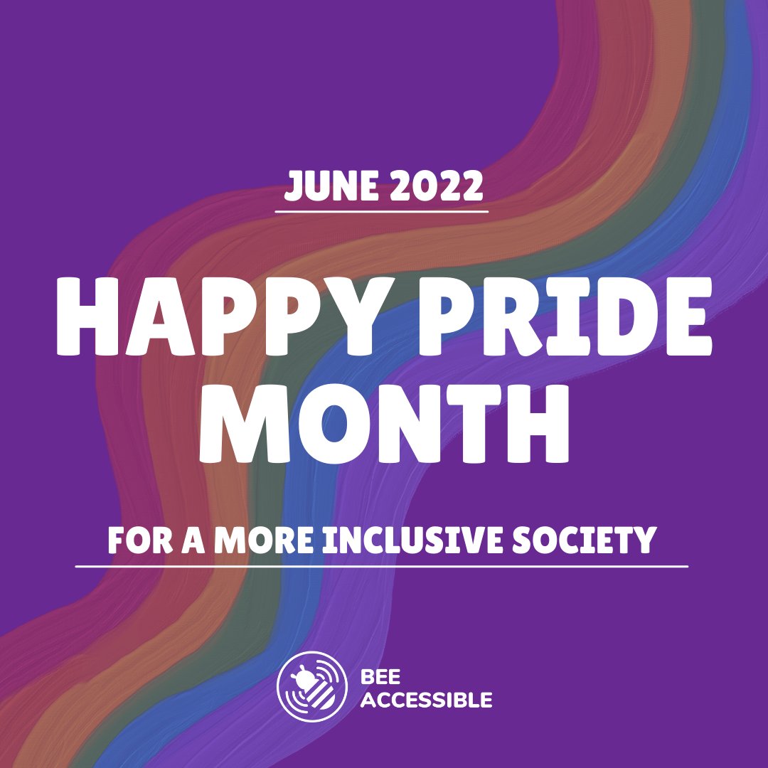 BEEAccessibleUK's tweet photo. This Pride month, we at BeeAccessible are going to be unpacking the issues faced by the the disability community within the LGBTQ+ community and consider what can be done to make a change to this! #beeaccessible #disabilityinclusion #disabilitysupport #pride #LGBTQ https://t.co/4ZW1fPIP76