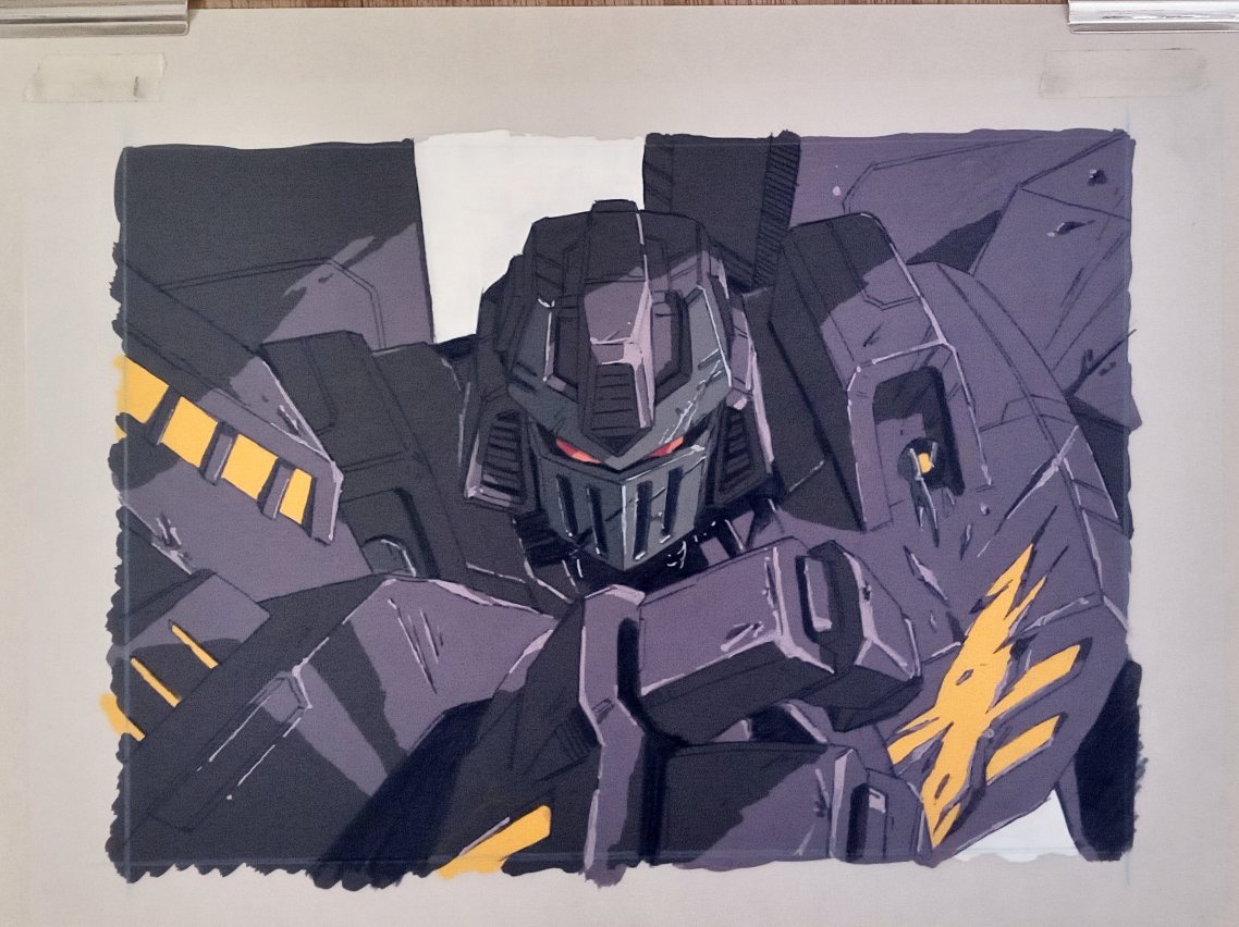 mecha robot decepticon no humans solo red eyes traditional media  illustration images