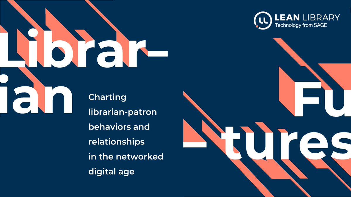 leanlibrary's tweet photo. Our #LibrarianFutures report found that 48% of patrons begin their research on Google Scholar.
How do librarians amplify their library-subscribed content if the majority of students begin their research journey outside of the library?
Here's where #LeanLibraryFutures comes in. https://t.co/HQwxtrjLRW