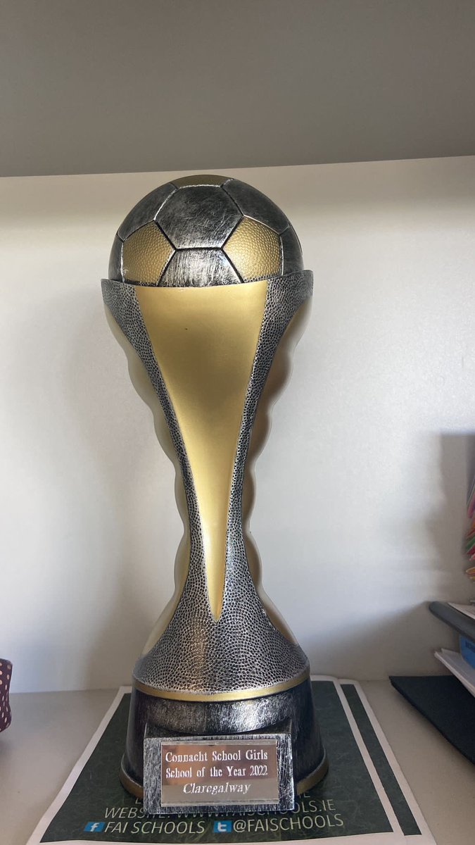 Claregalway College (@claregalwaycoll) on Twitter photo Delighted and proud to be named Connacht School Girls School of the year 2022 Thank you to our amazing coaches Ms Connaughton, Ms Walsh, Ms Healy and Ms Brogan <a href="/faischools/">FAI Schools</a> <a href="/ms_s_walsh/">Sinéad Walsh</a> <a href="/MsConnaughton/">Miss Connaughton - Coding and STEM</a> ⚽️ 🥅 🏆 #soccer Delighted and proud to be named Connacht School Girls School of the year 2022 Thank you to our amazing coaches Ms Connaughton, Ms Walsh, Ms Healy and Ms Brogan <a href="/faischools/">FAI Schools</a> <a href="/ms_s_walsh/">Sinéad Walsh</a> <a href="/MsConnaughton/">Miss Connaughton - Coding and STEM</a> ⚽️ 🥅 🏆 #soccer