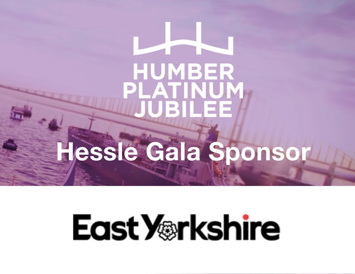 HumberJubilee's tweet photo. We would like to show our appreciation and give thanks to our Hessle Gala Sponsors @CloseBrothersAF, @EYBuses, @DoubleTree and @HullCityCouncil for all they have done to help us to make the Humber Jubilee happen! https://t.co/sUmjZue2Zv