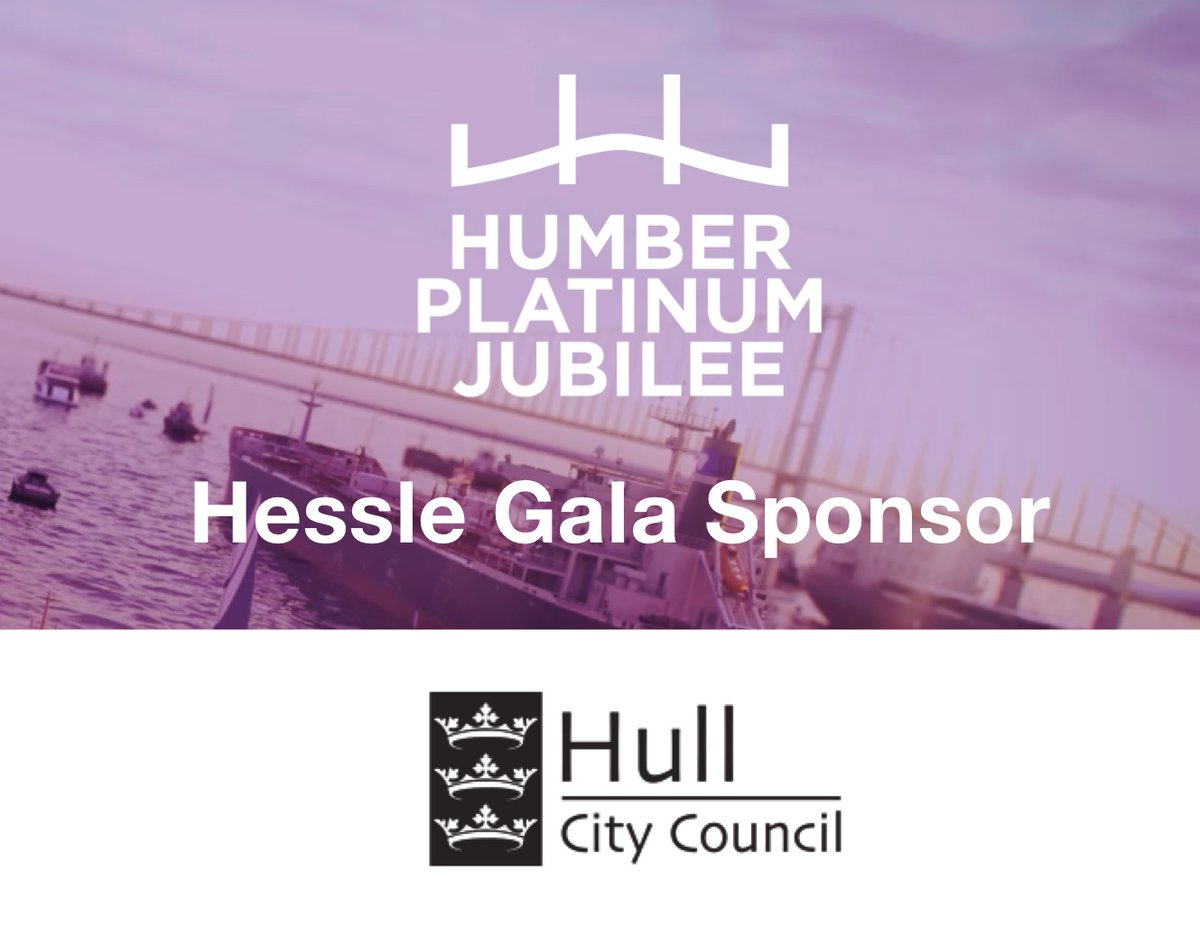 HumberJubilee's tweet photo. We would like to show our appreciation and give thanks to our Hessle Gala Sponsors @CloseBrothersAF, @EYBuses, @DoubleTree and @HullCityCouncil for all they have done to help us to make the Humber Jubilee happen! https://t.co/sUmjZue2Zv