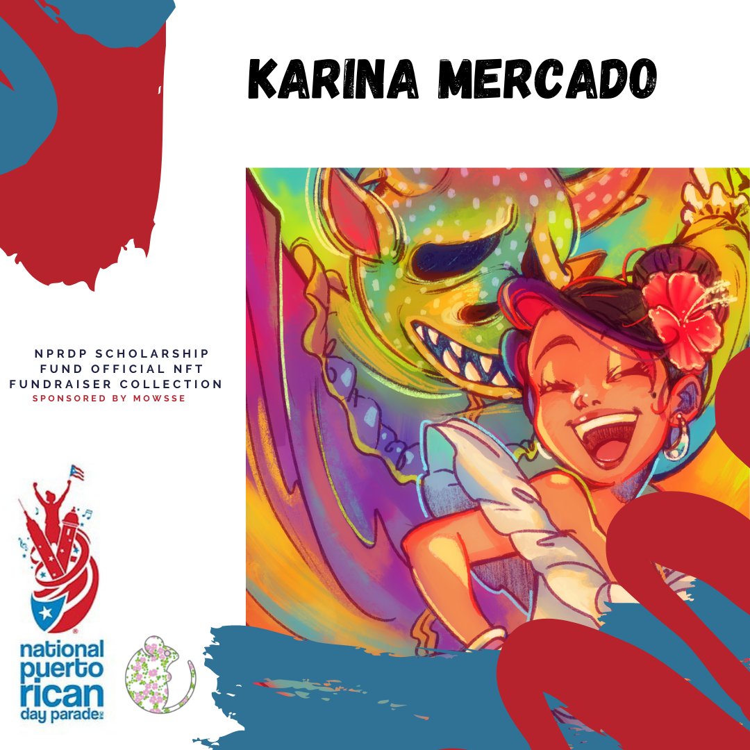 MowsseHowsse's tweet image. KARINA MERCADO - BAILA
@karinamercado 
NPRDP Official NFT Fundraiser Collection @PRparadeNYC Click post in our bio to vote! Announcements for the Top 3 will be made on June 8th!  #wepa #boricuaartists #nprdp #mowsse