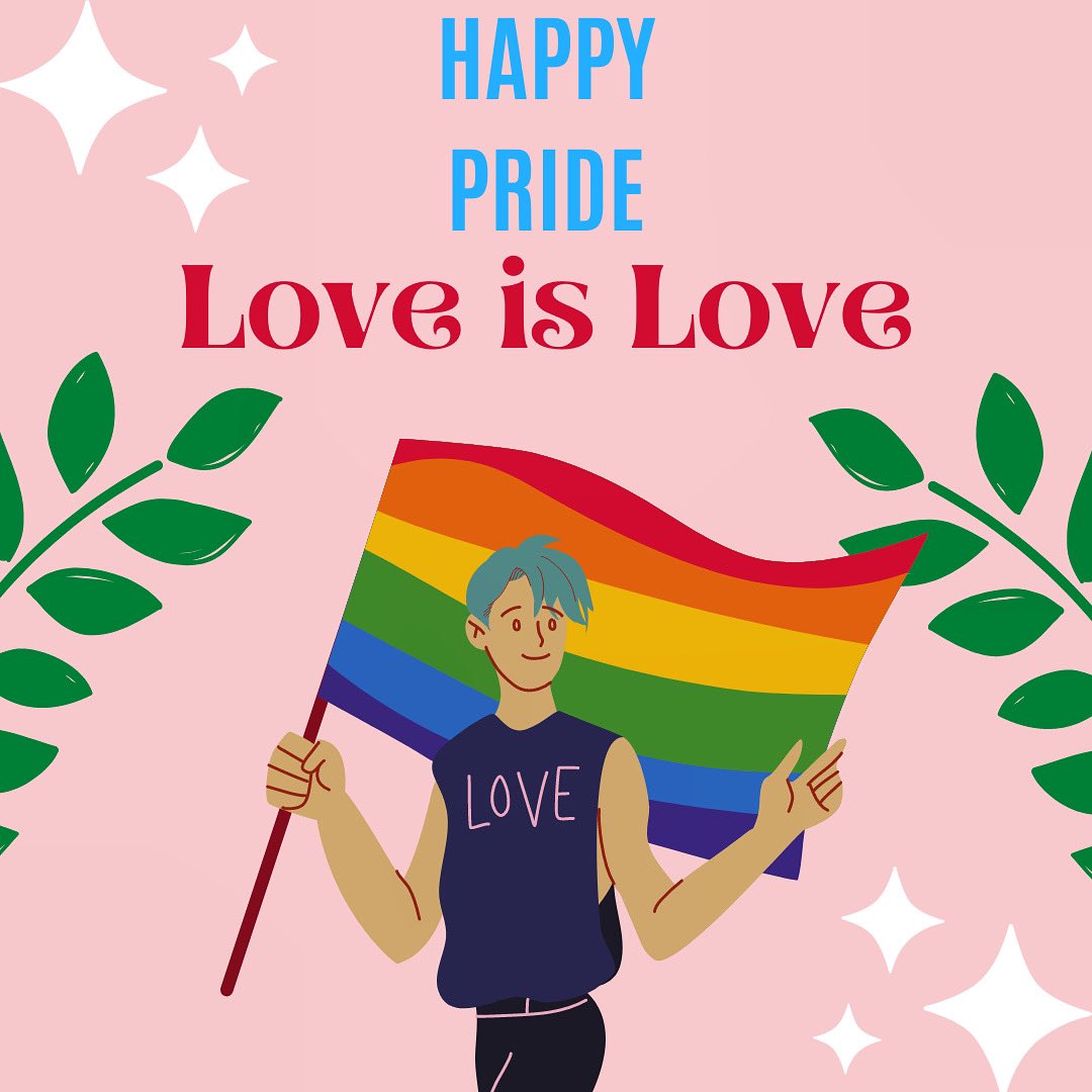 Happy Pride Month ❤️🧡💛💚💙💜🤎🖤 Bayard Rustin said, “We need in every community, a group of angelic troublemakers.” LGBTQ+ figures such as Marsha P. Johnson, Audre Lorde, and Harvey Milk have brought so much change and love. This is a month to celebrate them and yourself! 🌈