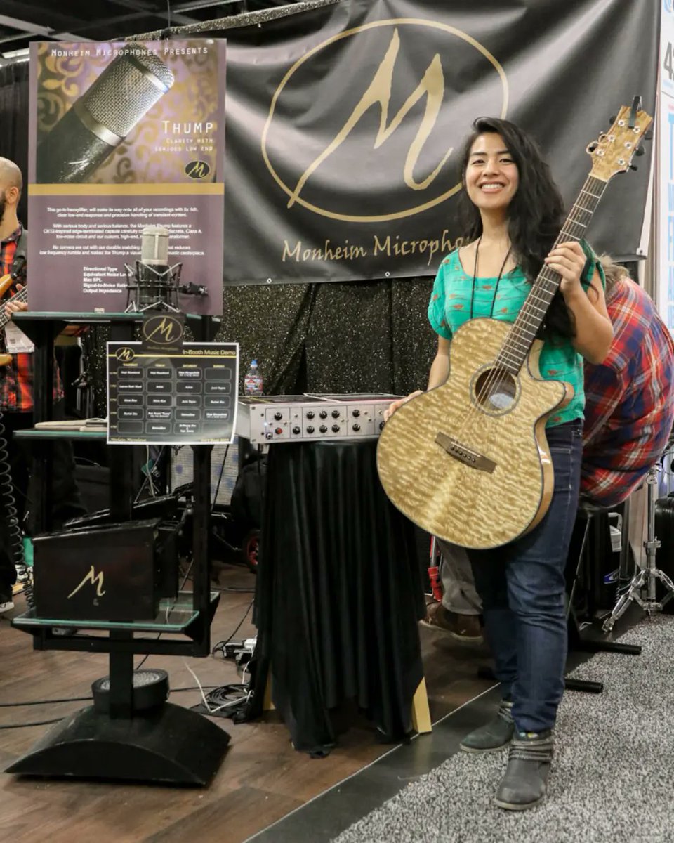 ROtoSings's tweet photo. Looking forward to returning to my post at the  @monheimmics booth at The NAMM Show this weekend! Be sure to stop by and discover the secret to those fabulous tones on All I Could Carry. 😉

#namm #music #producer #microphone #studiolife #studio #recording #audio https://t.co/IBSnhlXkL9