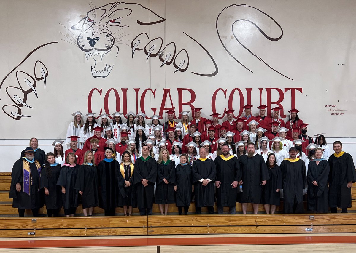 We are proud of you Class Of 2022!!!  

Your roots are here.  But now it’s time to spread your wings!

Go Mighty Cougars! 

❤️, 
Principal Pivniska Petrie
