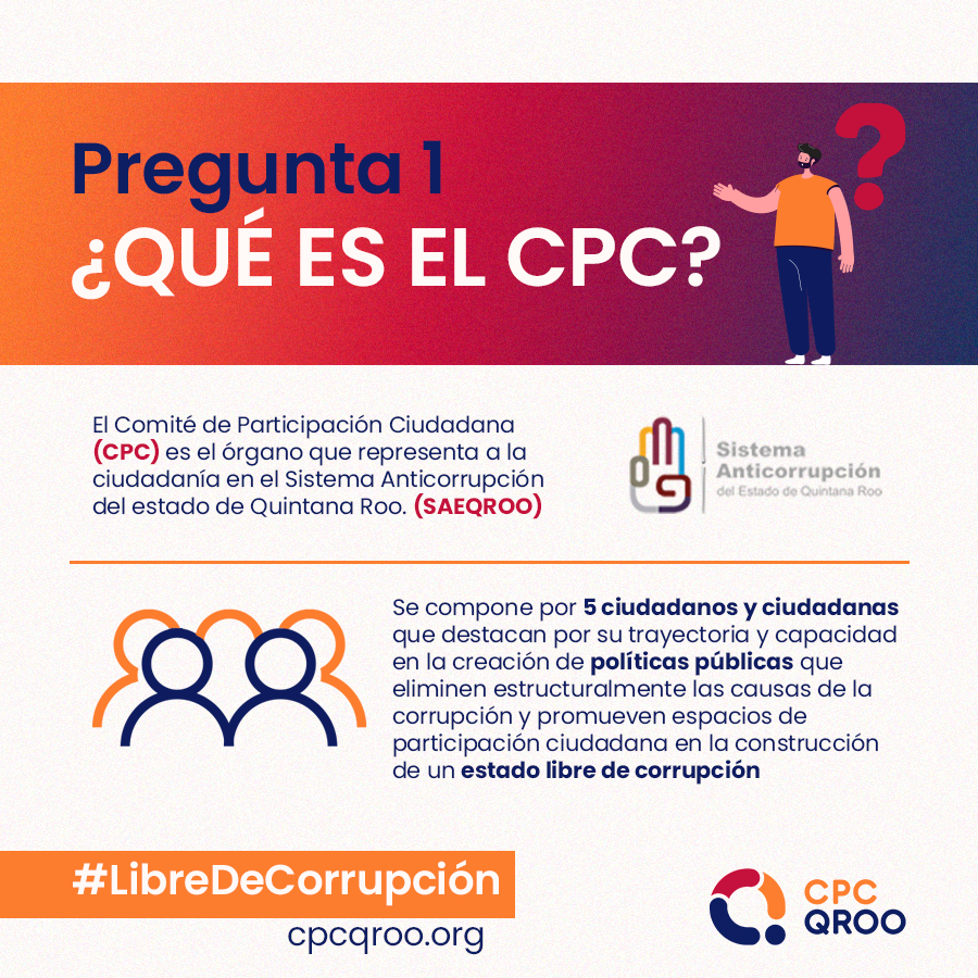 CPCQRoo's tweet photo. ¿Alguna vez te has preguntado qué es y qué no es el #CPCQROO?
Aquí te lo contamos de manera sencilla y clara.
#LibreDeCorrupción https://t.co/BVV1MEpT5W