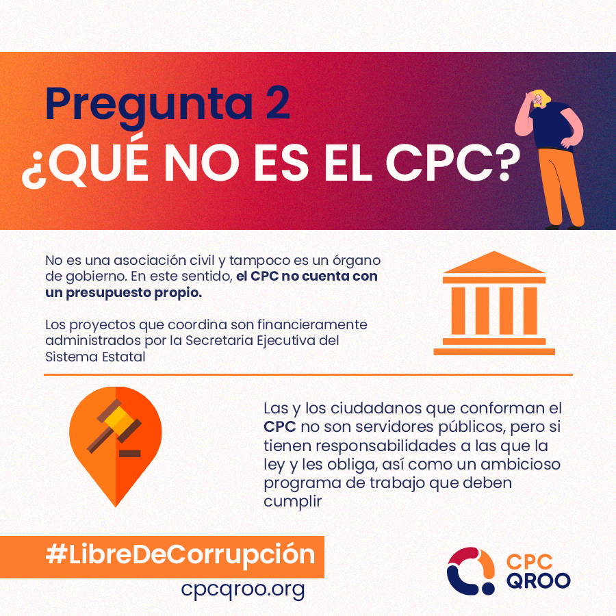 CPCQRoo's tweet photo. ¿Alguna vez te has preguntado qué es y qué no es el #CPCQROO?
Aquí te lo contamos de manera sencilla y clara.
#LibreDeCorrupción https://t.co/BVV1MEpT5W
