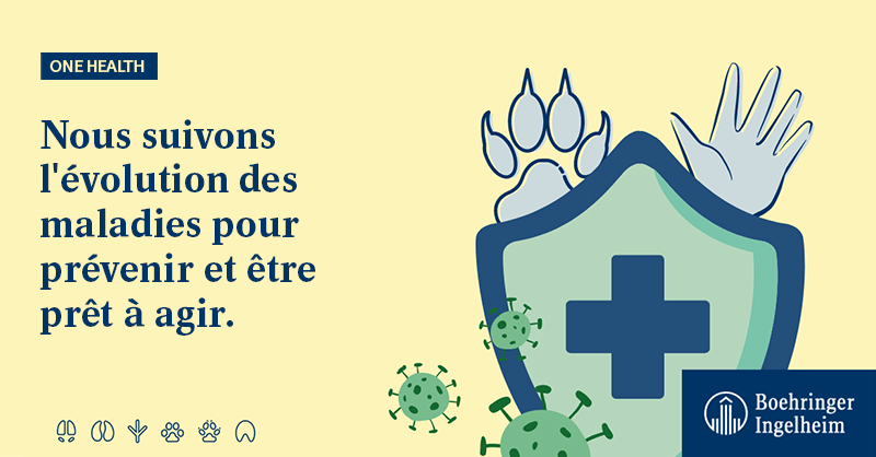 BoehringerFR's tweet photo. Certaines maladies transfrontalières et émergentes sont #zoonotiques, ce qui signifie qu'elles peuvent se transmettre des animaux aux humains

➡️La #prévention de ces maladies est de plus en plus importante

Découvrez comment notre #VPH Center se prépare aux futures épidémies👇