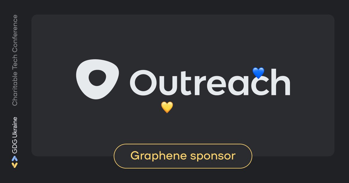 devfest_ukraine's tweet photo. Welcome our Graphene Sponsor - Outreach!

@outreach_io is on a mission to use technology to change the way companies engage with their customers throughout their lifecycle. 

They are implementing AI technologies, add-ins, and building backends that are ready to scale. https://t.co/BIXFtW7xRW