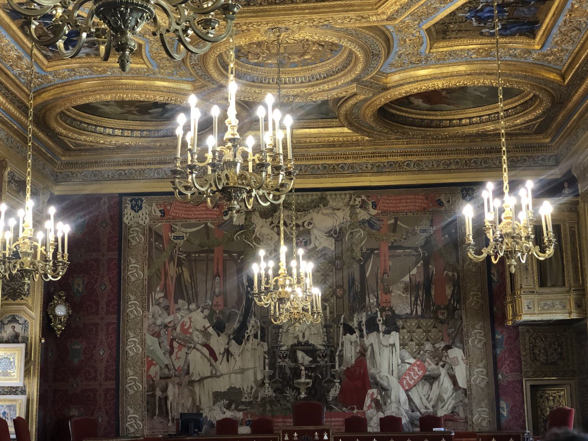 Visite très intéressante du centre historique de Rennes et du Parlement de Bretagne ! Merci ⁦<a href="/UnivRennes_2/">Université Rennes 2</a>⁩ #aipu2022