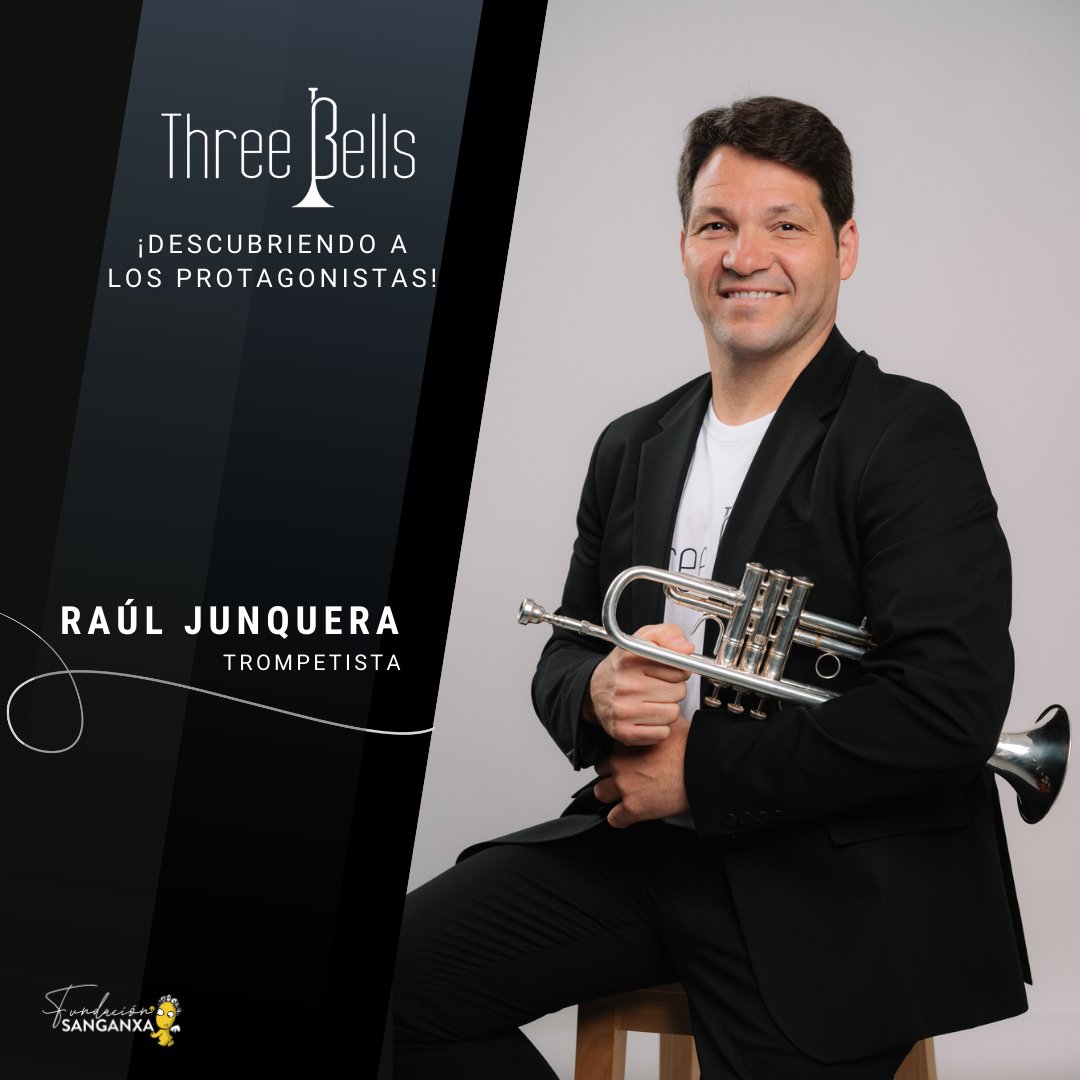 Hoy empezamos a presentaros a los componentes de nuestro nuevo proyecto: Three Bells🎺
 @rauljunquera,#trompeta solista de la Orquesta de Valencia con una amplia y dilatada trayectoria musical y una persona comprometida con la educación y la difusión de la trompeta🤩

#ThreeBells