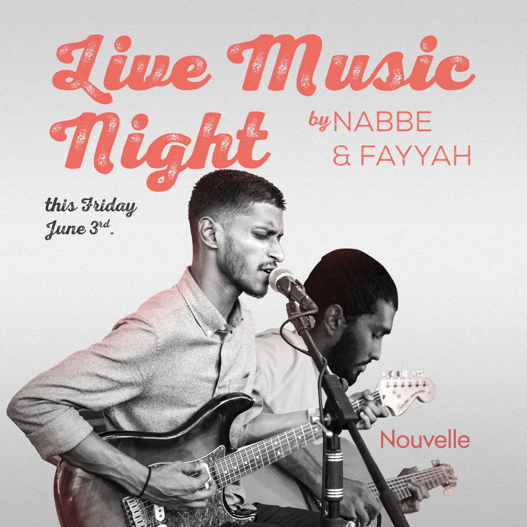 Live Music this Friday 3rd June by Nabbe &amp; Fayyah from 21:00 hrs onwards this
#LiveGig #nouvellemv #music #musician #Maldives