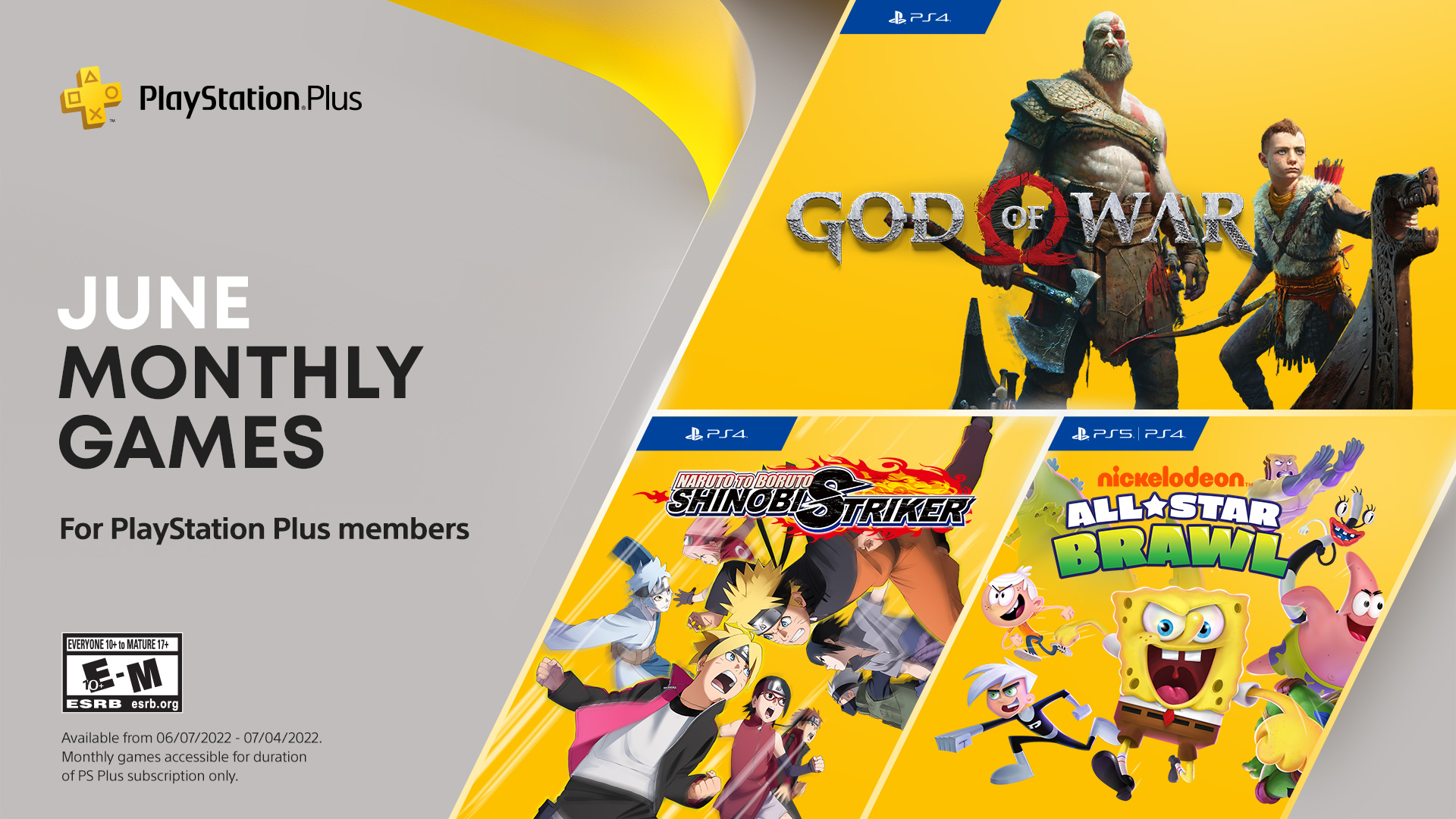 PlayStation on X: Your PlayStation Plus Monthly Games for June