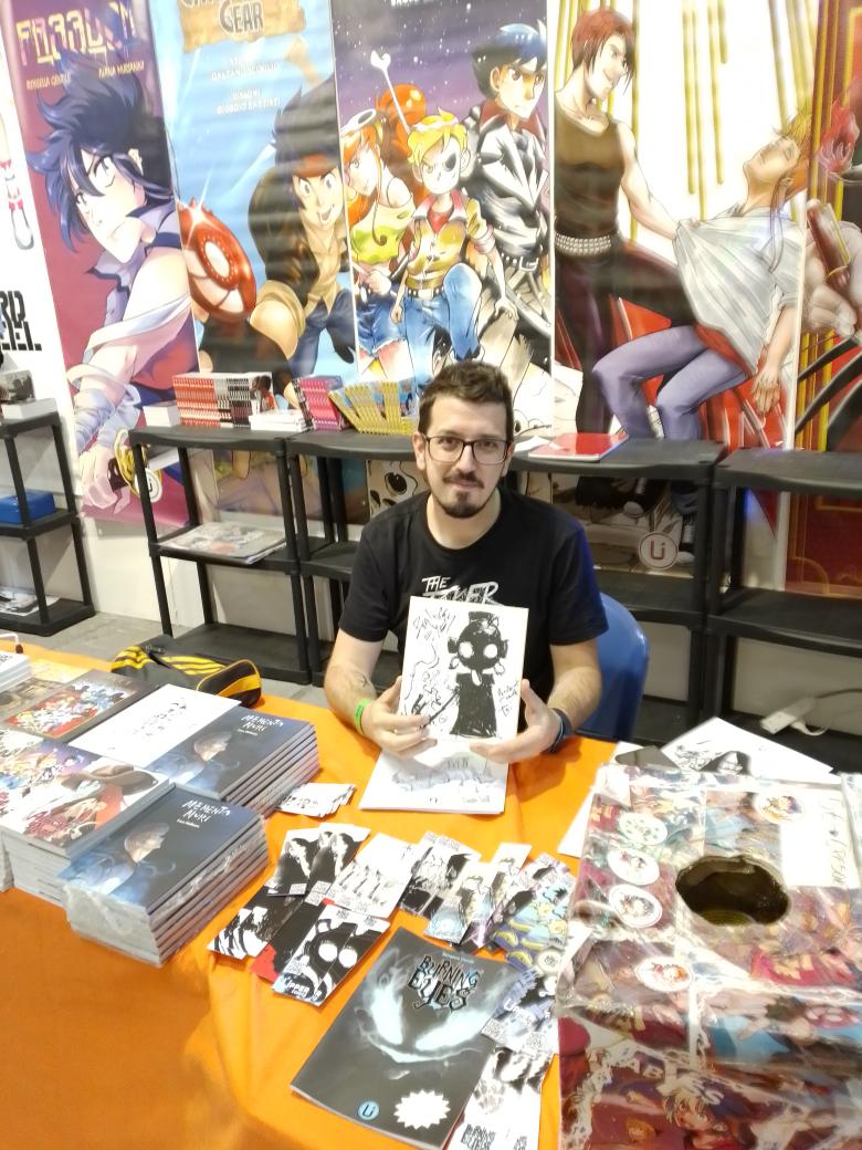 UpperComics's tweet photo. ✨🔥 Burning Eyes di @Toticucciaart va sold out; 🔥✨
Grazie di cuore a tutti per il vostro prorompente entusiasmo! Ci vediamo domani a @etnacomics , stand 15 pad.1 per l'estrazione del disegno shikishi! 🔥
.
#uppercomics #manga #mangaart #burningeyes #shonenmanga #etnacomics https://t.co/9tEfrngFKl