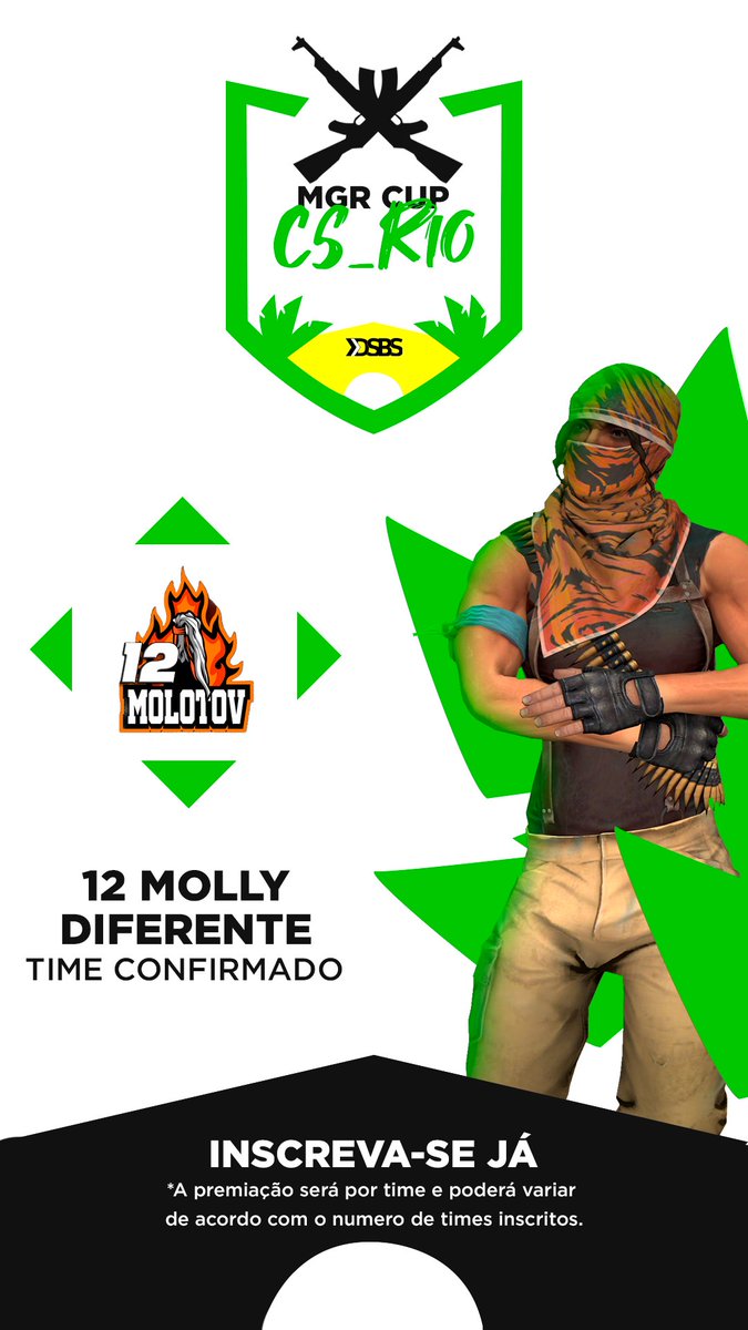 DSBSLeagues's tweet photo. Mais times confirmados no #CSRIO! 

Sejam bem vindos, #12Molly, #Vasconha, #Unifaat e #Hunters

Vem comigo participar desse campeonato incrível! 

🔗https://t.co/6fwMsc6NZM https://t.co/CArjJD7Rku