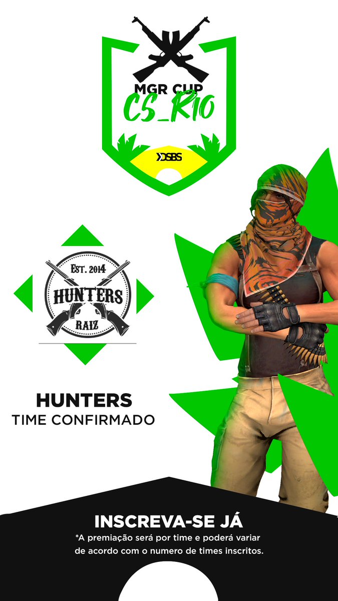 Mais times confirmados no #CSRIO! 

Sejam bem vindos, #12Molly, #Vasconha, #Unifaat e #Hunters

Vem comigo participar desse campeonato incrível! 

🔗bit.ly/csrioinscricoes
