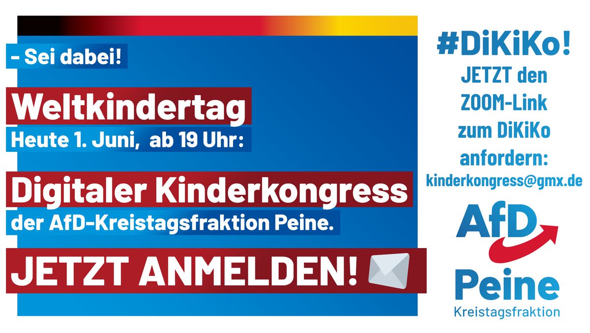 Joachim_Kuhs's tweet photo. Mit meinem Grußwort - gutes Gelingen und Gottes Segen dem #TeamKinderschutz zum #kinderkongress

https://t.co/hwLHV9lD1f https://t.co/RrvBwg8CLh