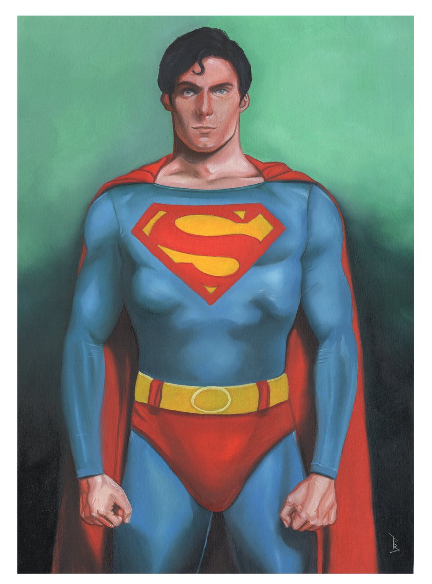 DavidBaldo9's tweet photo. One hero (paint by me)
#SupermanAndLois #artforsale https://t.co/RFxvj1rkbO