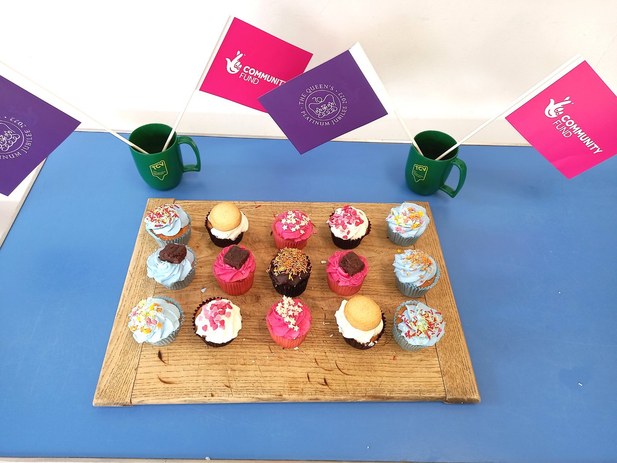 SkeltonGrange's tweet photo. Street Party in the Woods!

The kids had party food union jack themed cupcakes for desert!

Thanks to everyone who came and the @TNLComFund and @slugGroup for their generous #PlatinumJubilee grant 💜💚

#wildplay #bushcraft #JoinInFeelGood #QueenofSpades https://t.co/Q2M04SmmoV