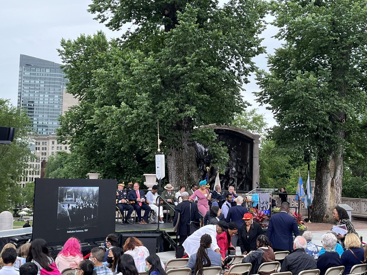 Denterlein's tweet photo. While the restoration of the Memorial is complete, the work of advancing social justice, fostering community, promoting allyship, and creating a more perfect union is ongoing. #Forward54th https://t.co/Bs6fFQ4UiM