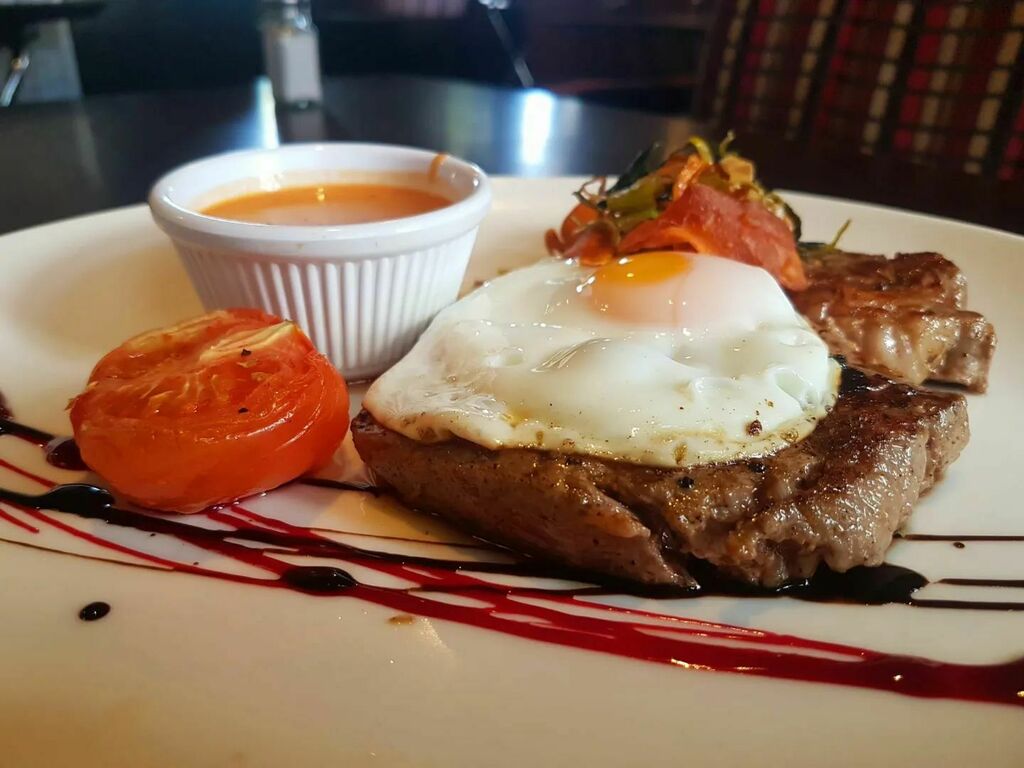 Tonight's Main Course Special is a 10oz Ribeye Steak, topped with a fried egg, served with a Beetroot and Balsamic Glaze, Choice of Sauce and Side Order

30% Off Food &amp; Drinks

Bookings available by clicking on the ResDiary Link below
ift.tt/JgZfCOa
