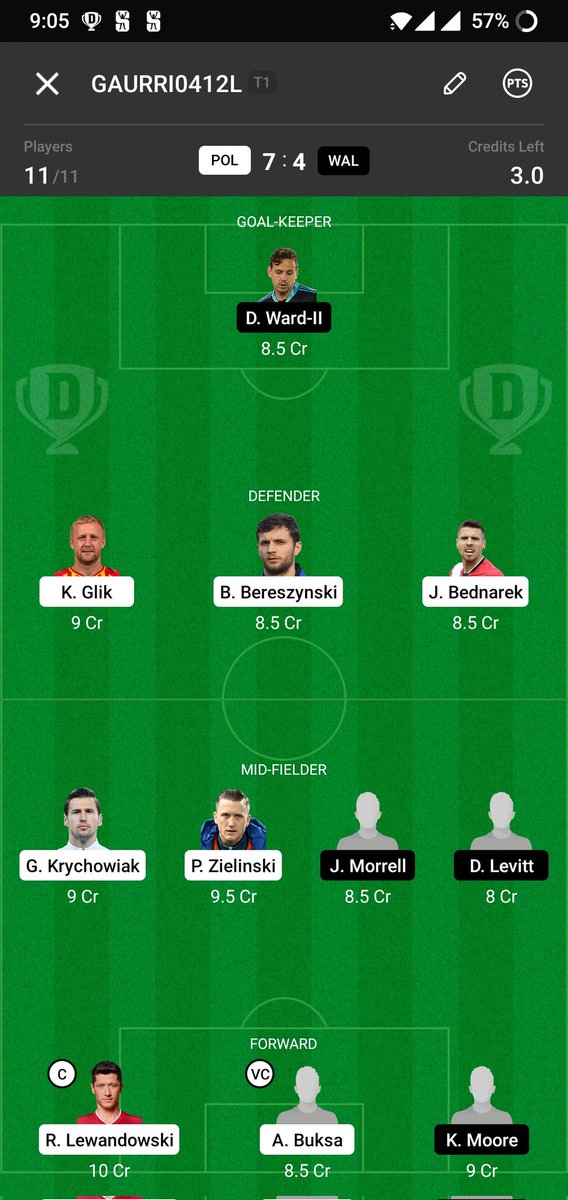 FCFT_11's tweet photo. Join us on Telegram for more Free teams
https://t.co/5q9DZ2YJCJ

#UEFANationsLeague #Polvswal #POLWAL #dream #CricketTwitter #NationsLeague https://t.co/5Ai8KMUR3p