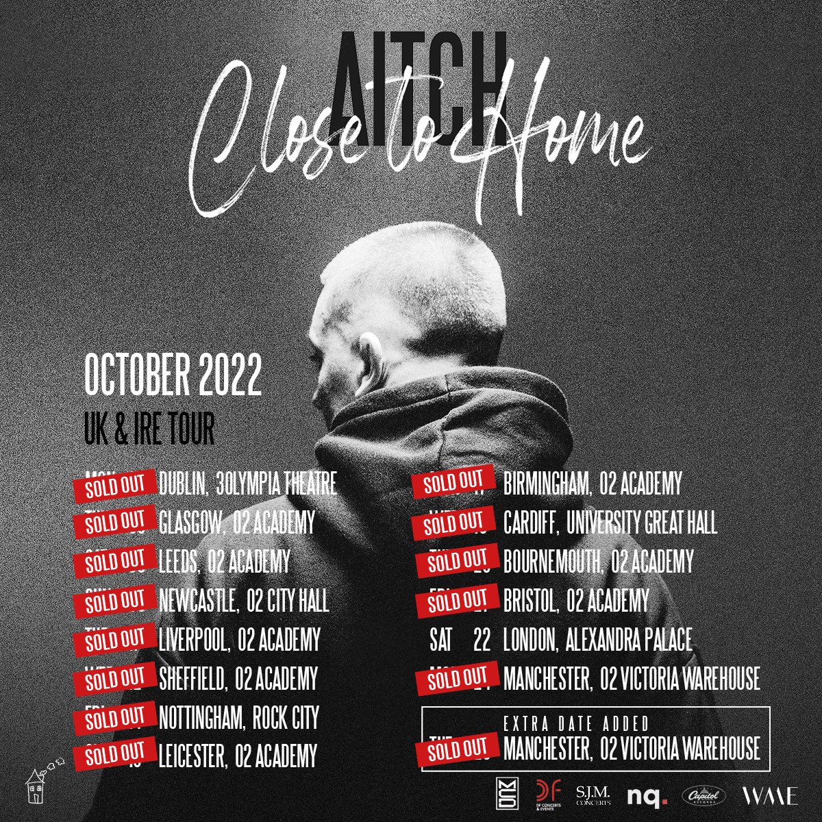 OfficialAitch's tweet photo. 🚨 LAST REMAINING TOUR TICKETS BELOW 🚨

🎟️ 🏠  https://t.co/0V3irTQykD  

I will not be adding more shows so jump on these fast you lot! 

Love to everyone that’s bought a ticket ❤️ https://t.co/CXo4oryTNt