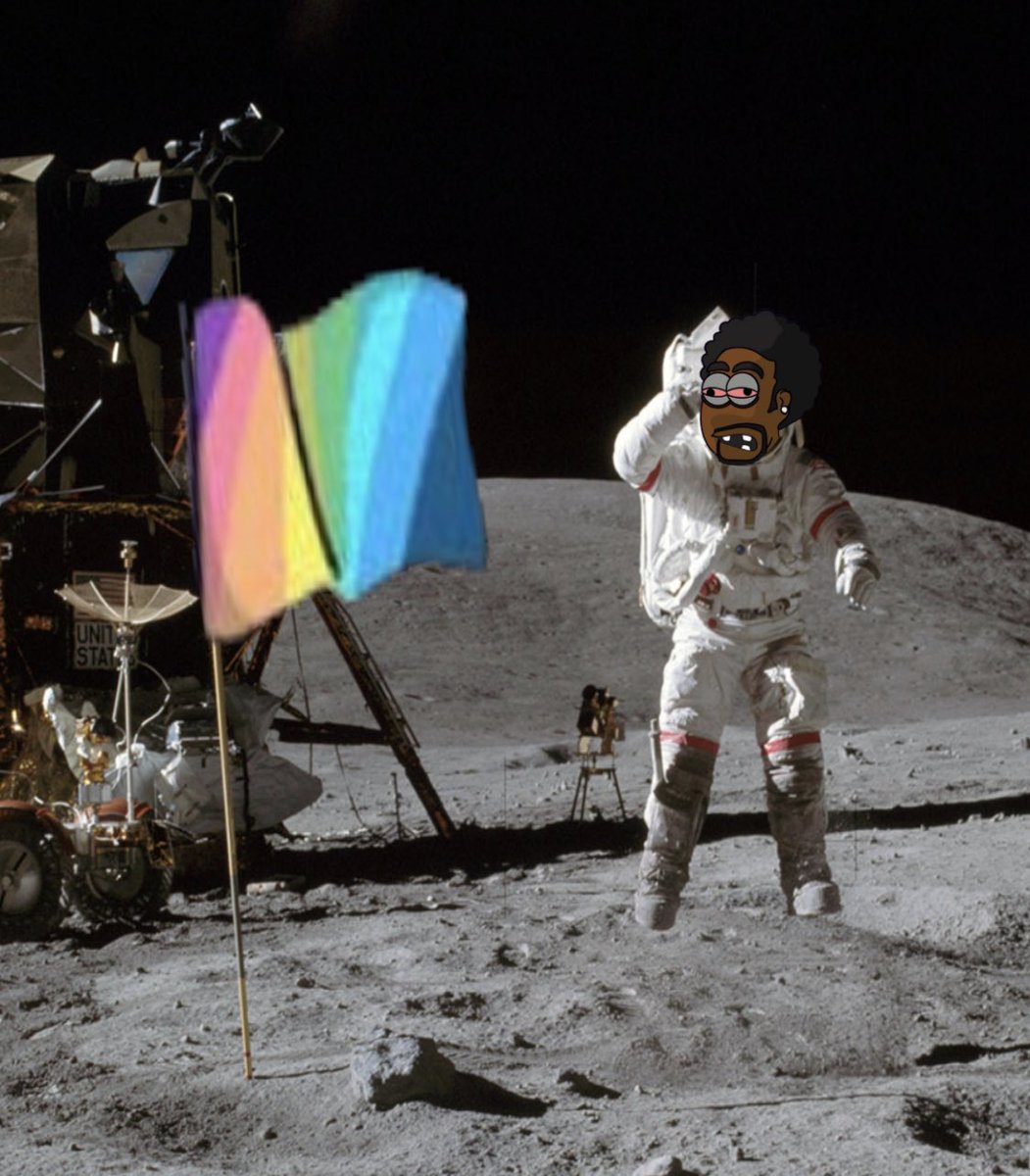 Hobo_FightClub's tweet photo. First HOBO on the moon? 🌙 

#NFT #NFTCommumity #nftart #HOBO https://t.co/9w83Bhu2Qe