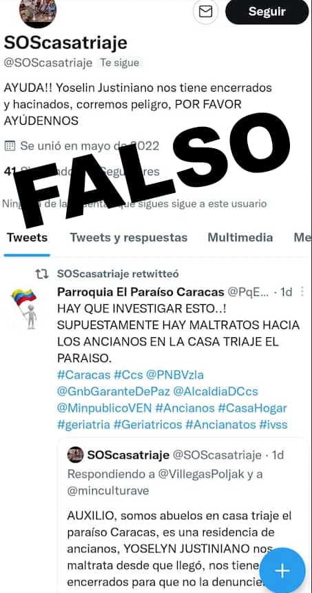 salainass's tweet photo. Desde el INASS desmentimos toda información falsa. Nuestro Centro Residencial vela por el cuidado y protección de los adultos mayores. Siguenos en nuestras redes oficiales ¡No te Dejes Engañar!  #SomosInass #CrecimientoProductivo  @nicolasmaduro  @Maga_Vina
@gestionperfecta https://t.co/cuEvjW9MGc